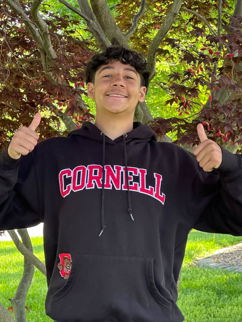Tony, admitted to Cornell University